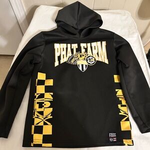 Vintage Phat Farm Boys 4T Hoodie-Black & Gold  Checkerboard -Excellent Condition